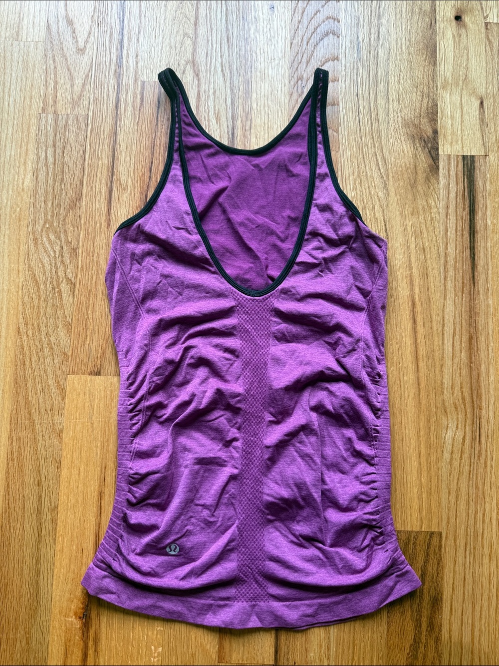 Lululemon Women's Deep V Ruched Tank Top - Purple